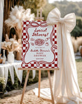 Special Delivery Baby Shower Welcome Sign, Pizza Party Theme Decor, Italian Food Baby Shower Poster, Personalized Printed Welcome Board